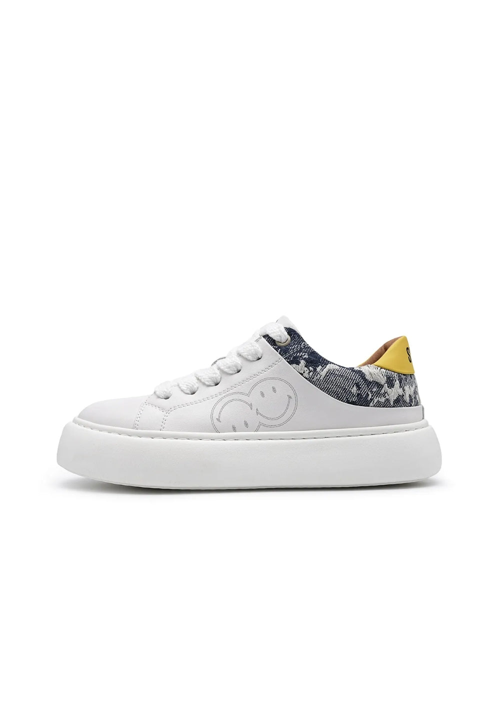 SMILEY丨Men's Lightweight Smiley Leather Sneakers - PSYLOS 1, SMILEY丨Men's Lightweight Smiley Leather Sneakers, Casual Sneakers, SMILEY•JAPAN, PSYLOS 1